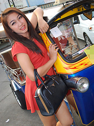 KiloPics presents: Stunning Thai babe in heels getting drilled by white cock