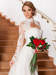 KiloPics presents: Czech bride Angel Piaff gets banged in a laundry room after posing in lingerie