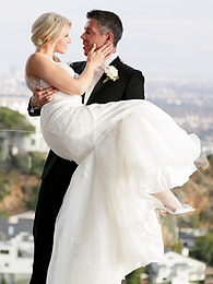 KiloPics presents: Hot blonde Anikka Albrite consummates her marriage vows after getting married