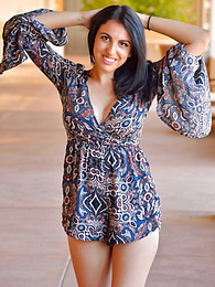 KiloPics presents: Sultry women Saraya and her girlfriend caressing each other outside